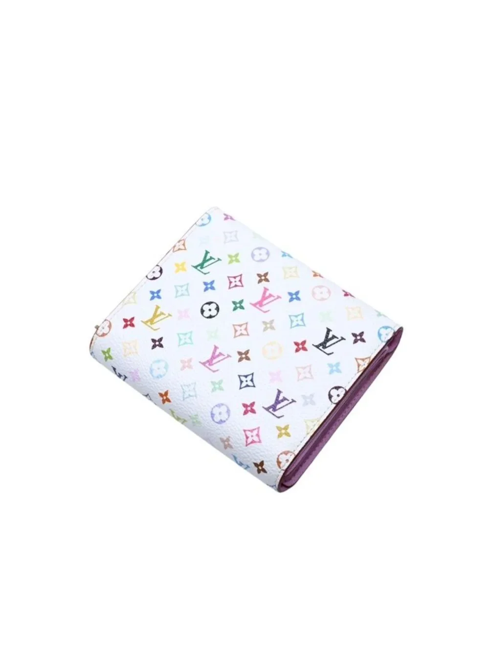 Louis Vuitton Portefeuille Koala Trifold Wallet Monogram Multicolor White